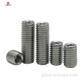 China DIN916 stainless steel hexagon machine screw headless screw Supplier